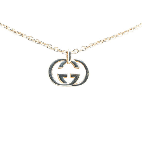 グッチ インターロッキングG ネックレス SV925 シルバー レディース GUCCI 【中古】