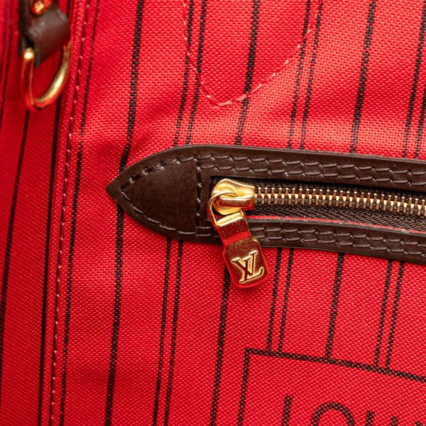 ルイ ヴィトン ダミエ ネヴァーフルPM トートバッグ ハンドバッグ N41359 エベヌ ブラウン PVC レザー レディース LOUIS VUITTON 【中古】