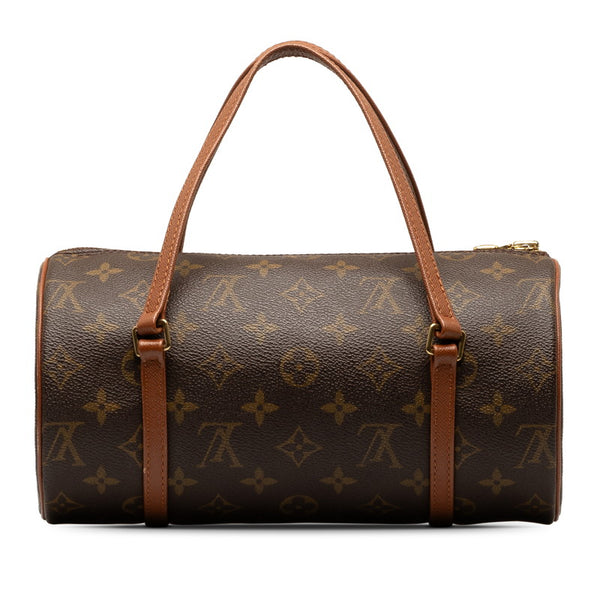 ルイ ヴィトン モノグラム パピヨン26(旧) ハンドバッグ M51386 ブラウン PVC レザー レディース LOUIS VUITTON 【中古】