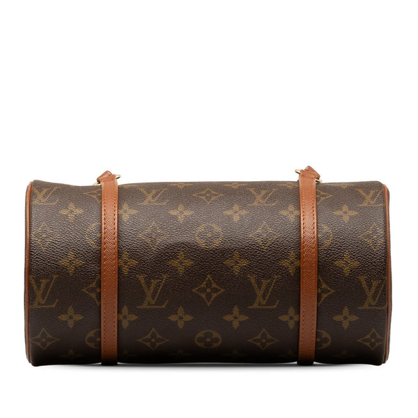 ルイ ヴィトン モノグラム パピヨン26(旧) ハンドバッグ M51386 ブラウン PVC レザー レディース LOUIS VUITTON 【中古】