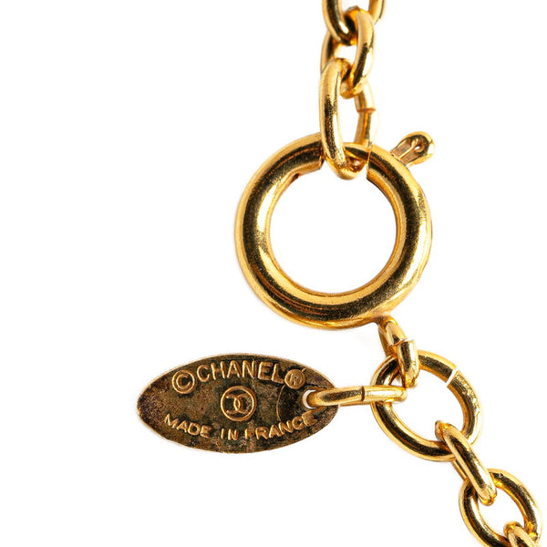 シャネル ヴィンテージ ココマーク 31 RUE CAMBON ネックレス ゴールド メッキ レディース CHANEL 【中古】