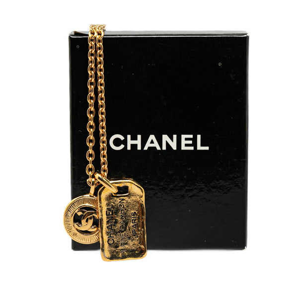 シャネル ヴィンテージ ココマーク 31 RUE CAMBON ネックレス ゴールド メッキ レディース CHANEL 【中古】