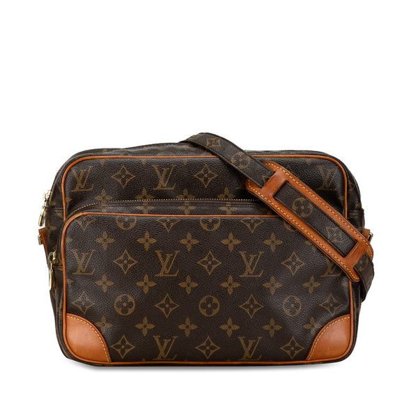 ルイ ヴィトン モノグラム ナイル 斜め掛け ショルダーバッグ M45244 ブラウン PVC レザー レディース LOUIS VUITTON 【中古】