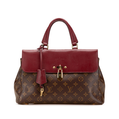 ルイ ヴィトン モノグラム ヴィーナス ハンドバッグ M42413 レザン ワインレッド ブラウン PVC レザー レディース LOUIS VUITTON 【中古】