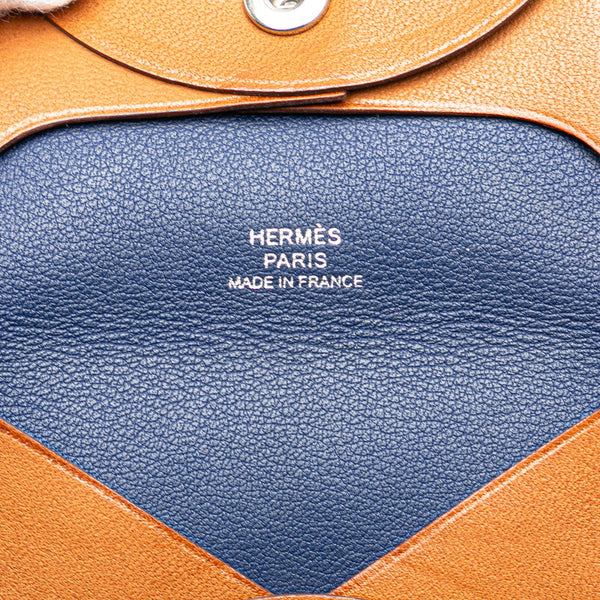 エルメス バスティア コインケース ティルバット ブラウン ヴァッシュ レディース HERMES 【中古】