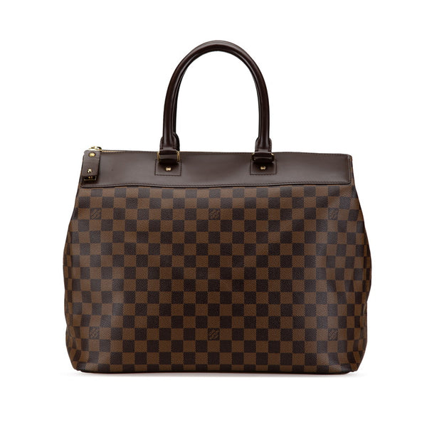 ルイ ヴィトン ダミエ グリニッジPM ボストンバッグ Ｎ41165 ブラウン PVC レザー レディース LOUIS VUITTON 【中古】