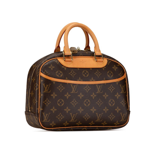 ルイ ヴィトン モノグラム トゥルーヴィル ハンドバッグ M42228 ブラウン PVC レザー レディース LOUIS VUITTON 【中古】