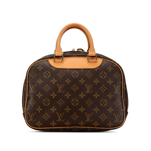 ルイ ヴィトン モノグラム トゥルーヴィル ハンドバッグ M42228 ブラウン PVC レザー レディース LOUIS VUITTON 【中古】