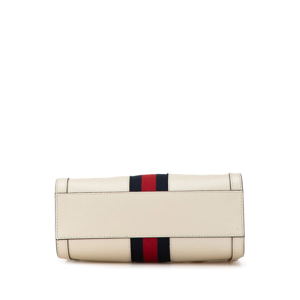 グッチ オフィディア スモール ハンドバッグ ショルダーバッグ 2WAY 719882 ホワイト アイボリー レザー レディース GUCCI 【中古】