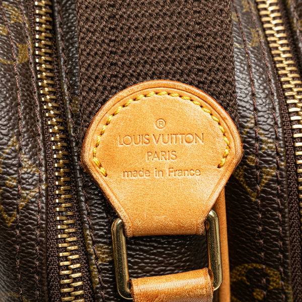 ルイ ヴィトン モノグラム リポーターPM 斜め掛け ショルダーバッグ  M45254 ブラウン PVC レザー レディース LOUIS VUITTON 【中古】