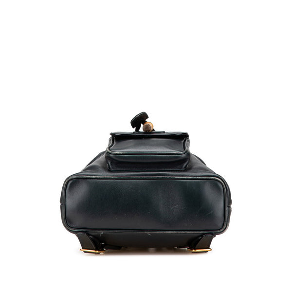 グッチ バンブー リュック バックパック 003 3444 0030 グリーン レザー レディース GUCCI 【中古】