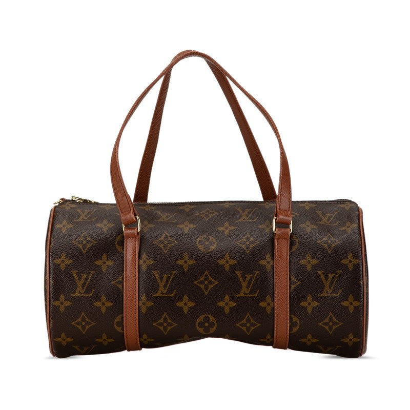 ルイ ヴィトン モノグラム パピヨン30 旧型 ハンドバッグ M51365 ブラウン PVC レザー レディース LOUIS VUITTON 【中古】