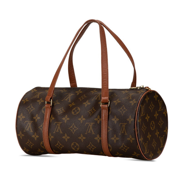 ルイ ヴィトン モノグラム パピヨン30 旧型 ハンドバッグ M51365 ブラウン PVC レザー レディース LOUIS VUITTON 【中古】