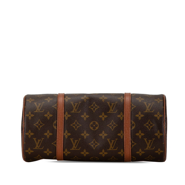 ルイ ヴィトン モノグラム パピヨン30 旧型 ハンドバッグ M51365 ブラウン PVC レザー レディース LOUIS VUITTON 【中古】