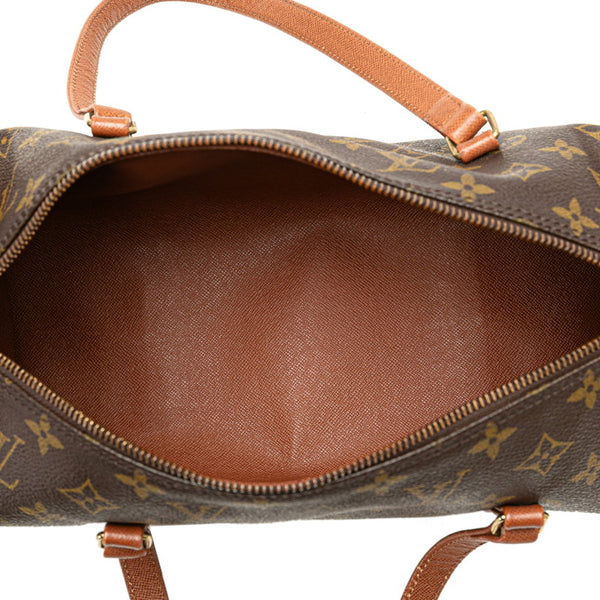 ルイ ヴィトン モノグラム パピヨン30 旧型 ハンドバッグ M51365 ブラウン PVC レザー レディース LOUIS VUITTON 【中古】