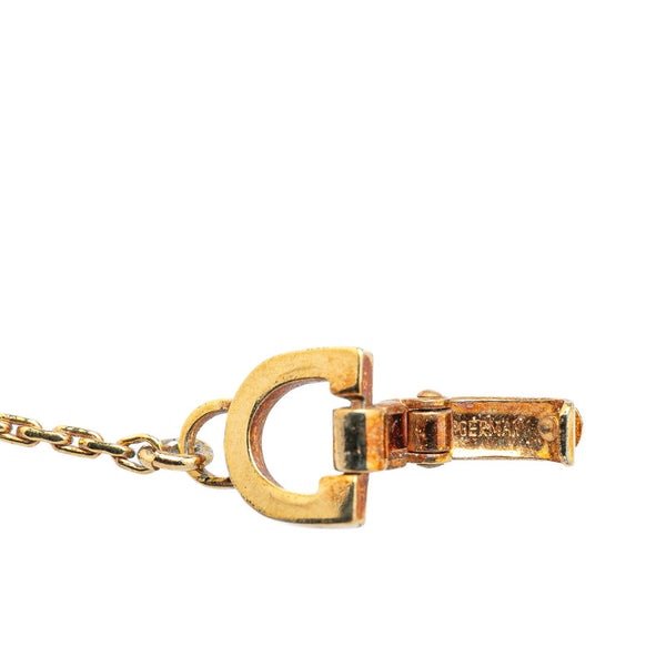 ディオール CDロゴ ネックレス ゴールド メッキ レディース Dior 【中古】
