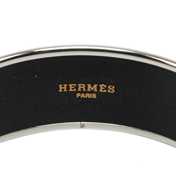 エルメス エマイユGM 七宝バングル 馬 モチーフ バングル シルバー ブルー マルチカラー メタル レディース HERMES 【中古】