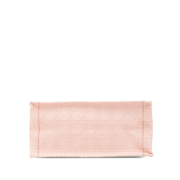 ディオール カナージュ ブックトート ミディアム トートバッグ ピンク キャンバス レディース Dior 【中古】
