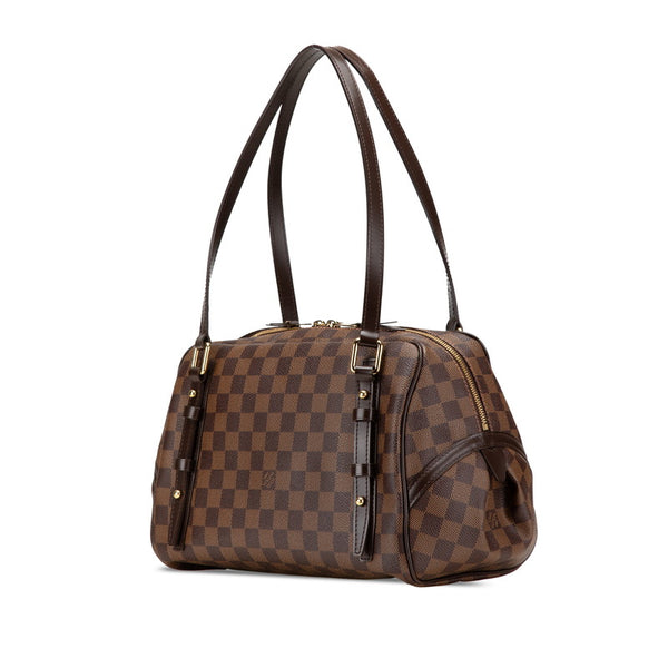 ルイ ヴィトン ダミエ リヴィントンGM ワンショルダーバッグ ハンドバッグ N41158 ブラウン PVC レザー レディース LOUIS VUITTON 【中古】