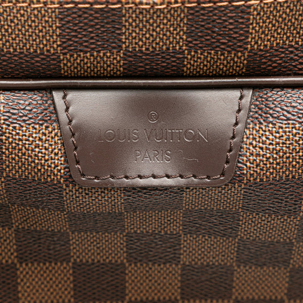 ルイ ヴィトン ダミエ リヴィントンGM ワンショルダーバッグ ハンドバッグ N41158 ブラウン PVC レザー レディース LOUIS VUITTON 【中古】