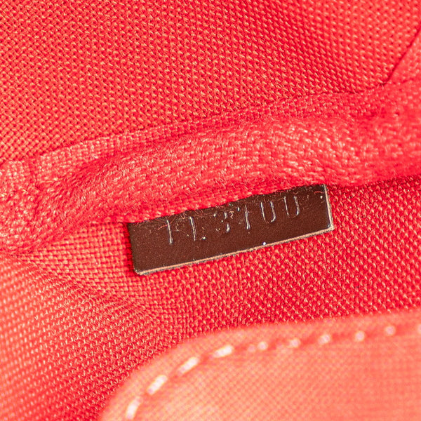 ルイ ヴィトン ダミエ リヴィントンGM ワンショルダーバッグ ハンドバッグ N41158 ブラウン PVC レザー レディース LOUIS VUITTON 【中古】