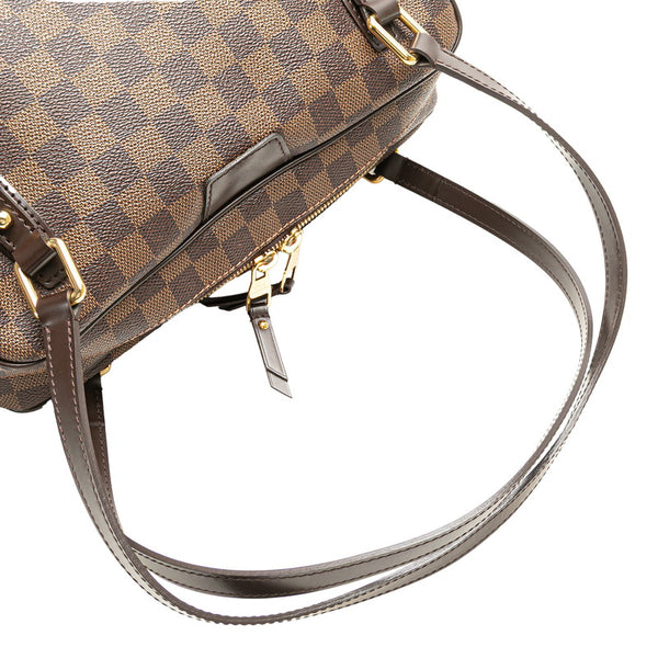 ルイ ヴィトン ダミエ リヴィントンGM ワンショルダーバッグ ハンドバッグ N41158 ブラウン PVC レザー レディース LOUIS VUITTON 【中古】