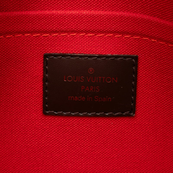 ルイ ヴィトン ダミエ リベラMM ハンドバッグ ミニボストンバッグ N41434 ブラウン PVC レザー レディース LOUIS VUITTON 【中古】