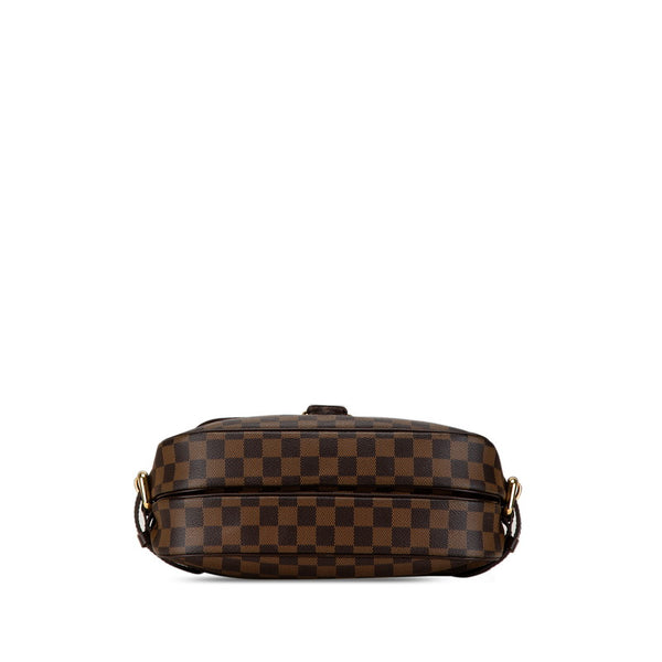 ルイ ヴィトン ダミエ ハイバリー ショルダーバッグ N51200 ブラウン PVC レザー レディース LOUIS VUITTON 【中古】