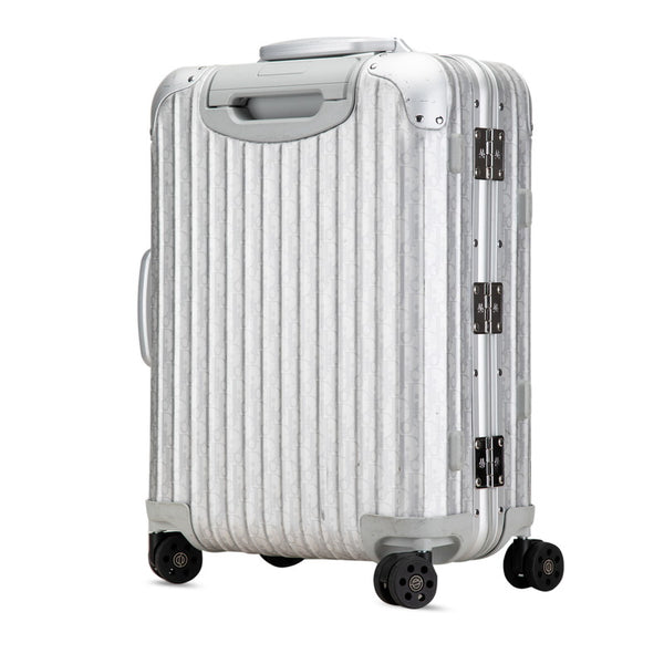 ディオール × RIMOWA リモワ オブリーク キャビン キャリーバッグ スーツケース 1DRTR002YWZ シルバー アルミ レディース Dior 【中古】