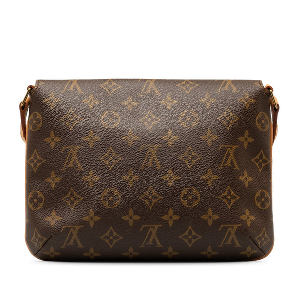 ルイ ヴィトン モノグラム ミュゼット タンゴ ショート ショルダーバッグ M51257 ブラウン PVC レザー レディース LOUIS VUITTON 【中古】