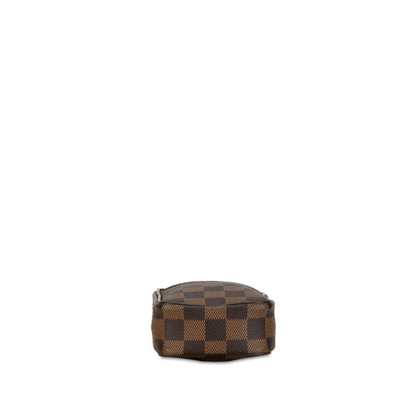 ルイ ヴィトン ダミエ エテュイ オカピGM ショルダーバッグ ポーチ  N61737 ブラウン PVC レザー レディース LOUIS VUITTON 【中古】