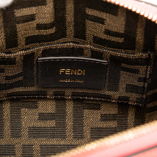 フェンディ バイ ザ ウェイ ミニ ハンドバッグ ショルダーバッグ 2WAY 8BS067 ピンク カーフ レザー レディース FENDI 【中古】