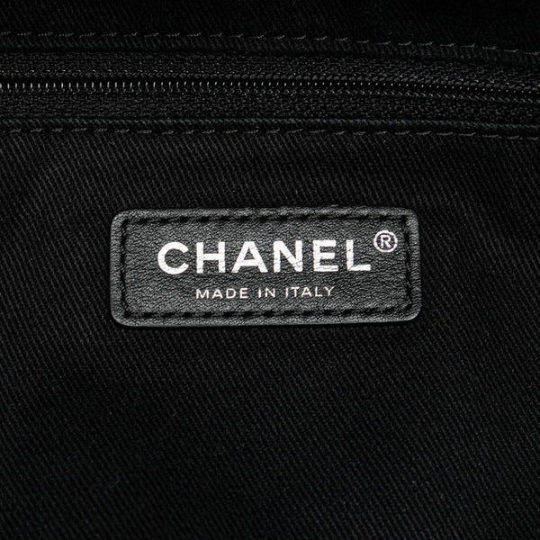 シャネル ココマーク ハンドバッグ チェーンショルダーバッグ A57180 ブラック キャンバス レザー レディース CHANEL 【中古】