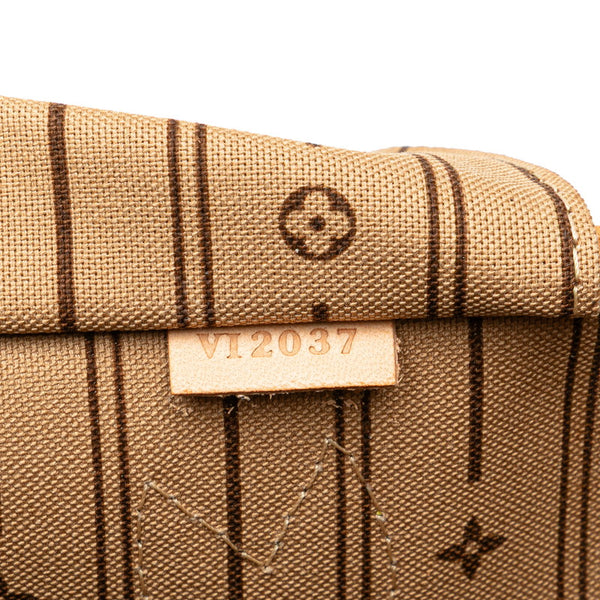 ルイ ヴィトン モノグラム ネヴァーフルPM ハンドバッグ トートバッグ M40155 ブラウン PVC レザー レディース LOUIS VUITTON 【中古】
