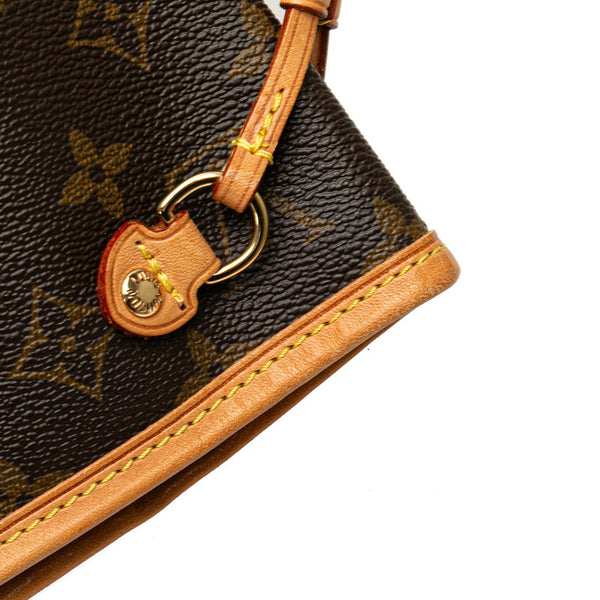 ルイ ヴィトン モノグラム ネヴァーフルPM ハンドバッグ トートバッグ M40155 ブラウン PVC レザー レディース LOUIS VUITTON 【中古】