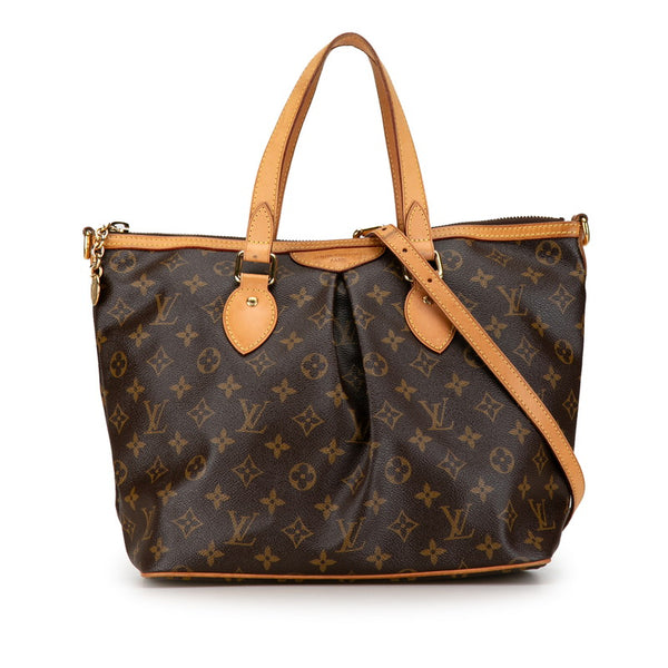 ルイ ヴィトン モノグラム　 パレルモPM ハンドバッグ ショルダーバッグ 2WAY M40145 ブラウン PVC レザー レディース LOUIS VUITTON 【中古】