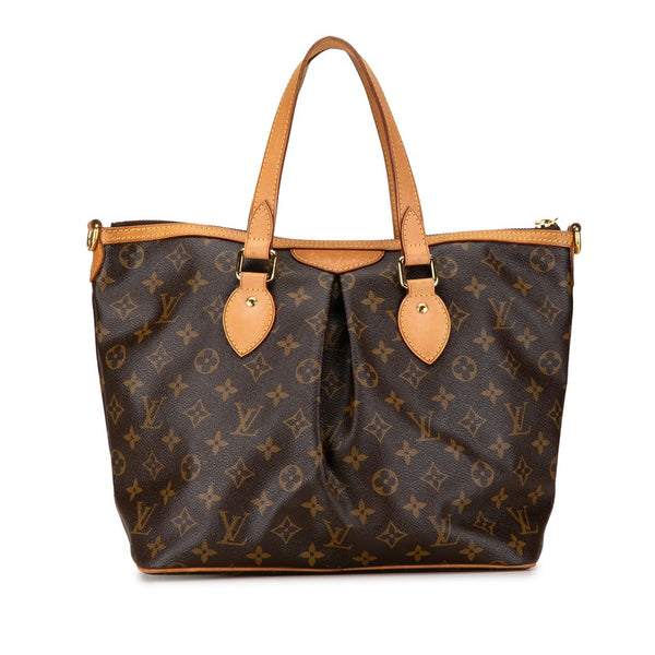 ルイ ヴィトン モノグラム　 パレルモPM ハンドバッグ ショルダーバッグ 2WAY M40145 ブラウン PVC レザー レディース LOUIS VUITTON 【中古】