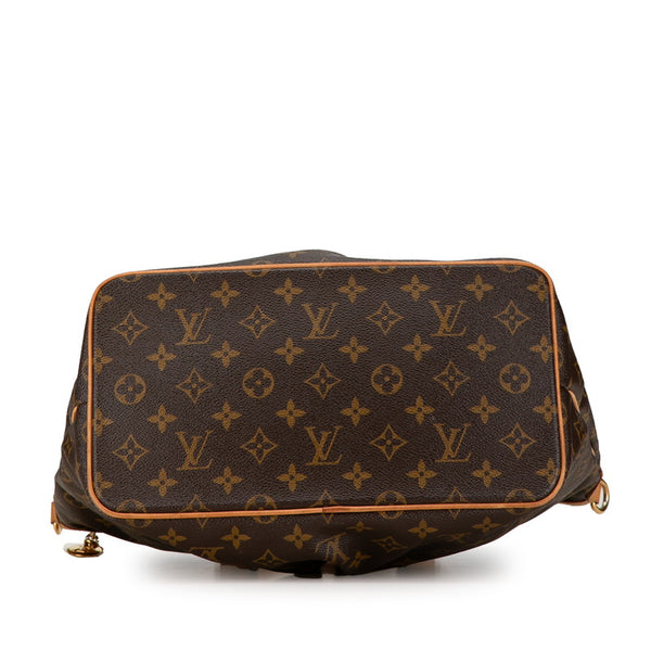 ルイ ヴィトン モノグラム　 パレルモPM ハンドバッグ ショルダーバッグ 2WAY M40145 ブラウン PVC レザー レディース LOUIS VUITTON 【中古】