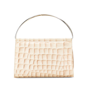 カルティエ トリニティ ハンドバッグ ベージュ レザー レディース CARTIER 【中古】