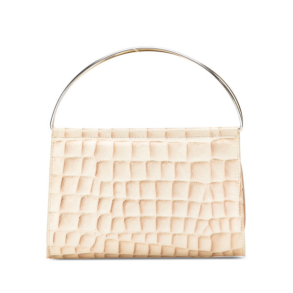 カルティエ トリニティ ハンドバッグ ベージュ レザー レディース CARTIER 【中古】
