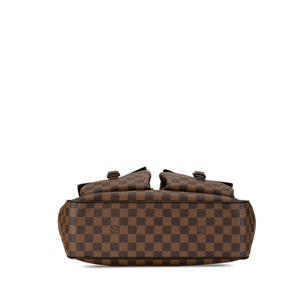 ルイ ヴィトン ダミエ ユゼス ハンドバッグ トートバッグ N51128 ブラウン PVC レザー レディース LOUIS VUITTON 【中古】