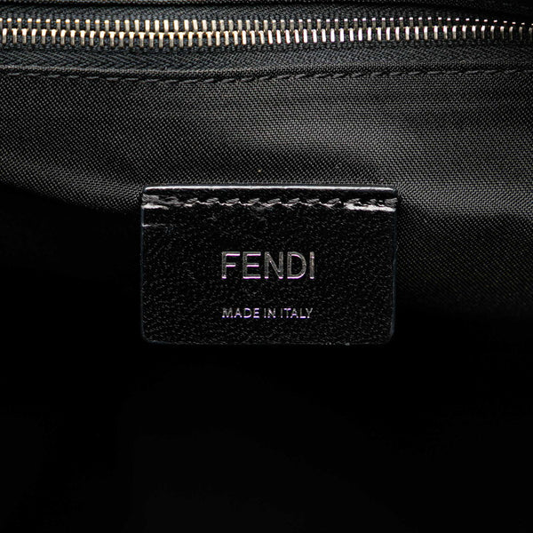 フェンディ バグズモンスター トートバッグ ハンドバッグ 7VA367 ブラック ナイロン レザー レディース FENDI 【中古】