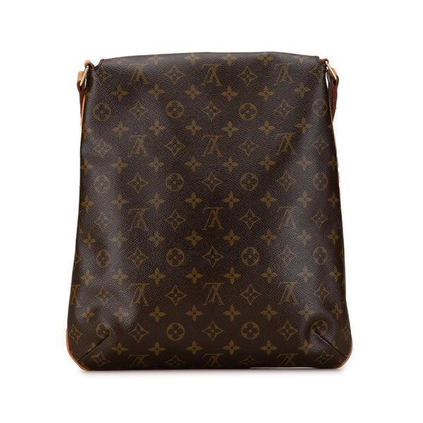 ルイ ヴィトン モノグラム ミュゼット 斜め掛け ショルダーバッグ M51256 ブラウン PVC レザー レディース LOUIS VUITTON 【中古】