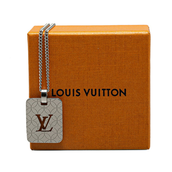 ルイ ヴィトン パンダンティフ シャンゼリゼ PM ネックレス Ｍ65452 シルバー メタル レディース LOUIS VUITTON 【中古】