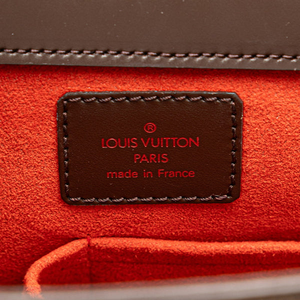 ルイ ヴィトン ダミエ サリア ソー ハンドバッグ N51284 ブラウン PVC レザー レディース LOUIS VUITTON 【中古】