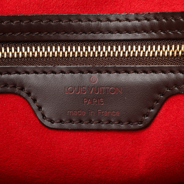 ルイ ヴィトン ダミエ ユゼス ハンドバッグ トートバッグ N51128 ブラウン PVC レザー レディース LOUIS VUITTON 【中古】