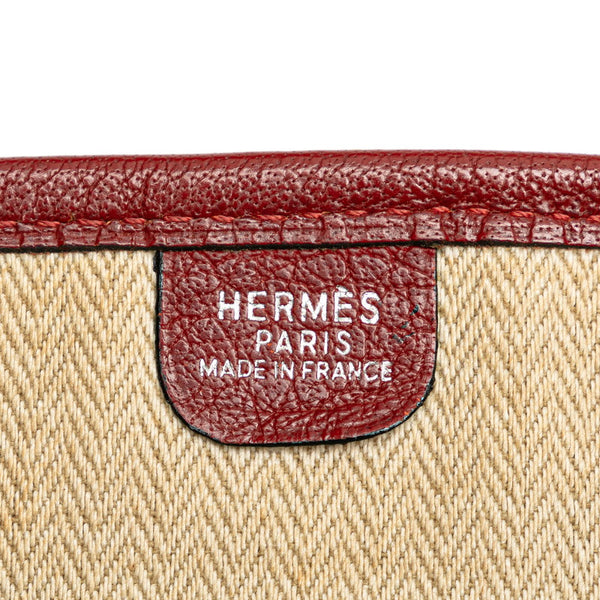 エルメス エブリンGM ショルダーバッグ ワインレッド  トワルアッシュ レディース HERMES 【中古】