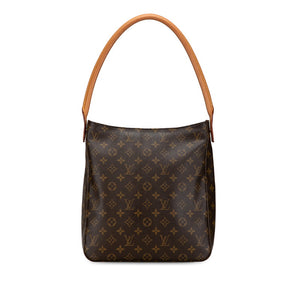 ルイ ヴィトン モノグラム ルーピングGM ショルダーバッグ ハンドバッグ M51145 ブラウン PVC レザー レディース LOUIS VUITTON 【中古】