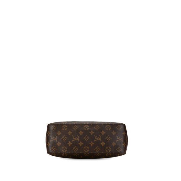 ルイ ヴィトン モノグラム ルーピングGM ショルダーバッグ ハンドバッグ M51145 ブラウン PVC レザー レディース LOUIS VUITTON 【中古】