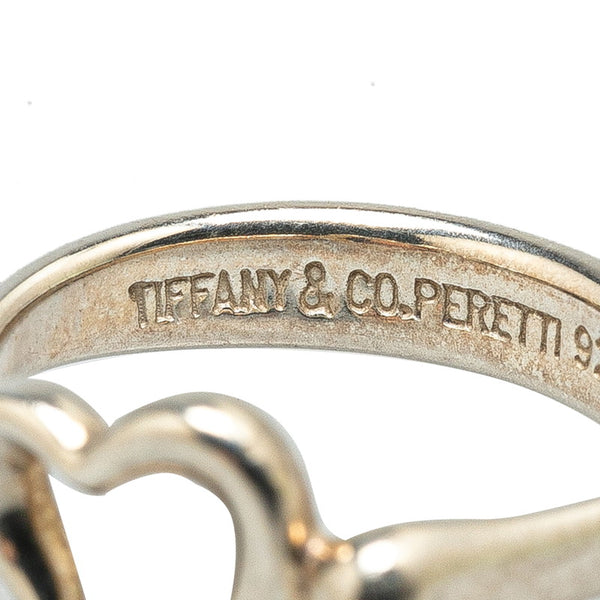 ティファニー オープンハート リング 指輪 #47 SV925 シルバー レディース TIFFANY&Co. 【中古】